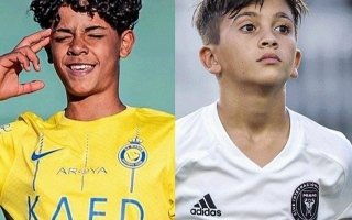 تياغو ميسي وكريستيانو جونيور في منتخب واحد