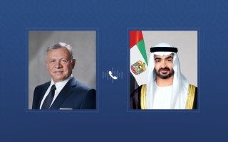 رئيس الدولة وملك الأردن يبحثان هاتفياً التطورات الإقليمية وتداعياتها على أمن المنطقة واستقرارها