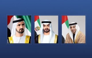 رئيس الدولة ونائباه يعزون أمير الكويت بوفاة شهيدي الواجب