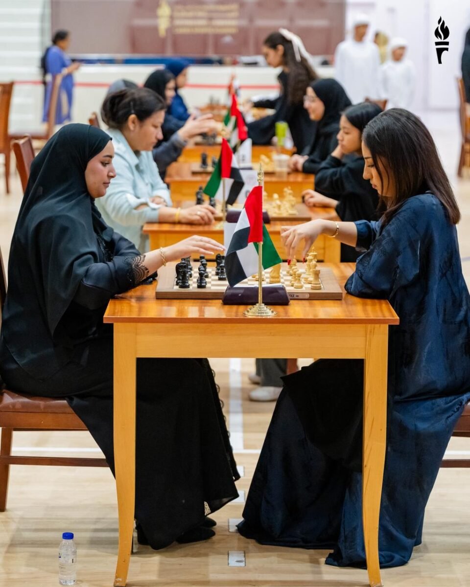 أكاديمية فاطمة بنت مبارك تختتم بطولة الشطرنج الخاطف للسيدات