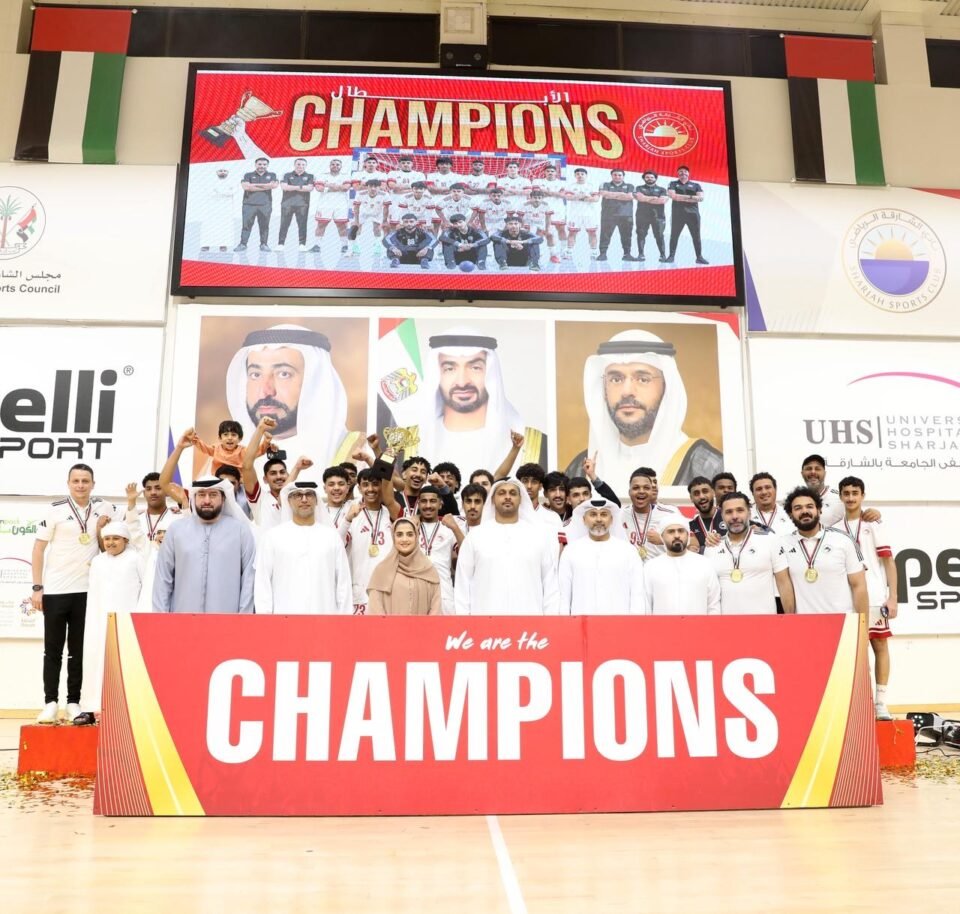 الشارقة بطلاً لدوري الناشئين لكرة اليد