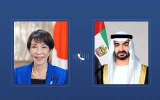 رئيس الدولة ورئيسة وزراء اليابان يبحثان هاتفياً تعزيز الشراكة الإستراتيجية الشاملة بين البلدين والتطورات في المنطقة