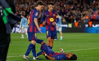 سأعود أقوى.. أول تعليق من لامين جمال بعد تأكد غيابه عن برشلونة لنهاية الموسم