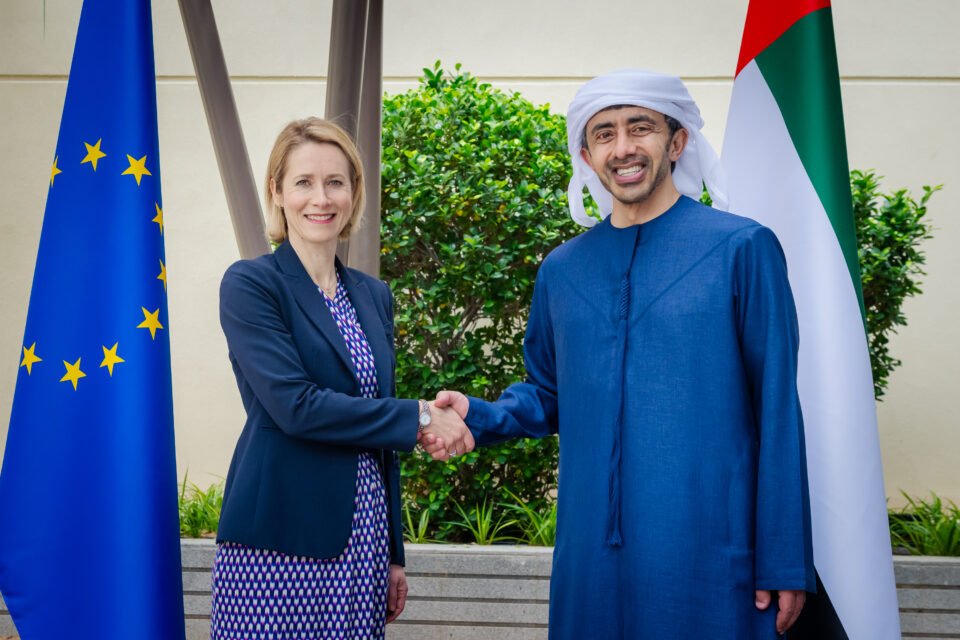 عبدالله بن زايد يستقبل كايا كالاس ويبحثان العلاقات الاستراتيجية الإماراتية الأوروبية والتطورات الإقليمية