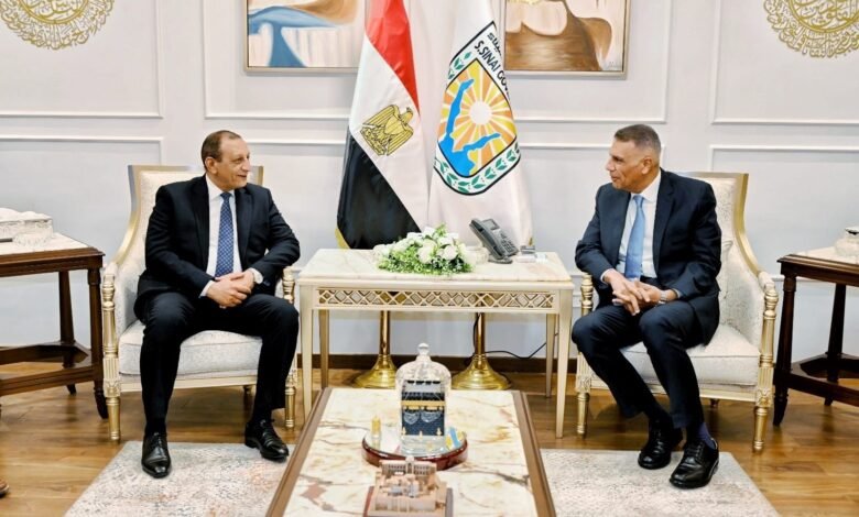لتنشيط الحركة السياحية، محافظ جنوب سيناء يبحث تطوير موانئ البحر الأحمر