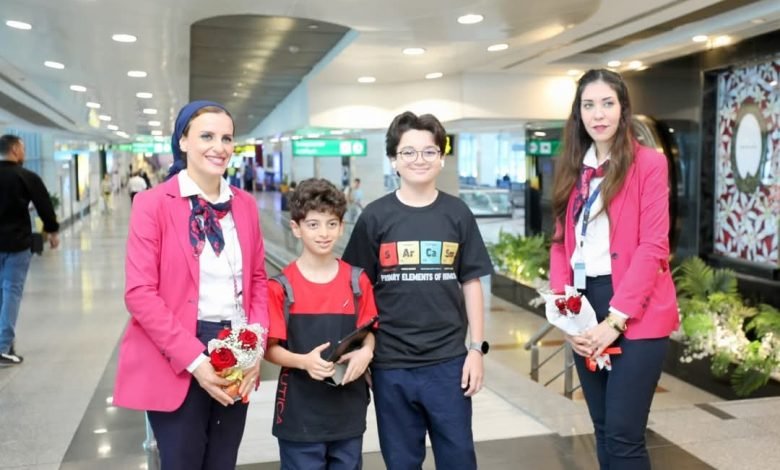مطار القاهرة يحتفل بأعياد الربيع مع الركاب في جميع صالات السفر والوصول