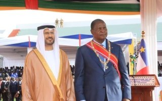 نيابة عن رئيس الدولة.. سفير الإمارات لدى أفريقيا الوسطى يحضر مراسم تنصيب الرئيس تواديرا