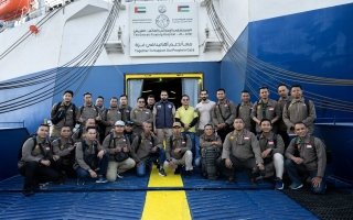 وصول دفعة جديدة من الفريق الطبي الإندونيسي إلى المستشفى الإماراتي العائم بالعريش ضمن عملية “الفارس الشهم 3”
