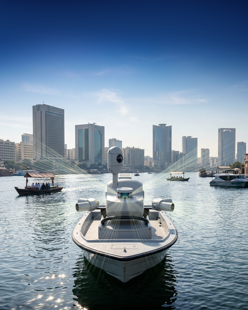 بلدية دبي:مسح القنوات المائية بتقنية "Mobile Mapping"