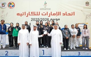 شباب الأهلي والشارقة يقتسمان ألقاب دوري الكاراتيه