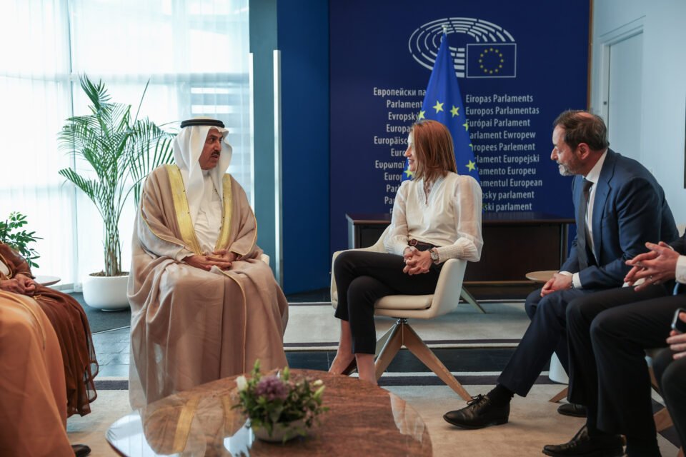 صقر غباش يبحث مع روبرتا ميتسولا تعزيز الحوار البرلماني الإماراتي الأوروبي وتداعيات الأوضاع في الشرق الأوسط