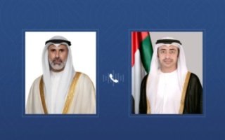 عبدالله بن زايد يجري اتصالاً هاتفياً مع وزير الخارجية الكويتي