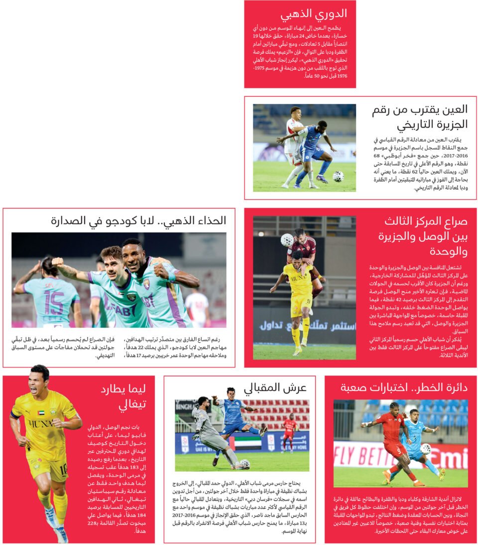 من «الدوري الذهبي» إلى صراع الهبوط… معارك «المحترفين» مفتوحة حتى النهاية