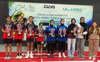 419 لاعباً في النسخة 3 من بطولة دبي لأكاديميات الريشة الطائرة