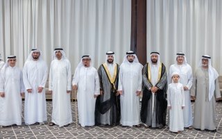 أحمد بن محمد يحضر أفراح العلماء والتميمي