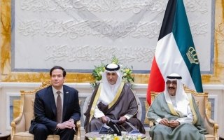 أمير الكويت ووزير الخارجية الأميركي يبحثان مستجدات الأوضاع في المنطقة