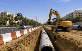 بلدية عجمان تنفذ مشاريع استراتيجية لتصريف مياه الأمطار بقيمة تتجاوز 109 مليون درهم