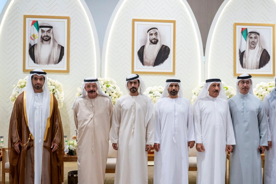خليفة بن طحنون بن محمد يحضر حفل استقبال بمناسبة زفاف عبدالله محمد الظاهري