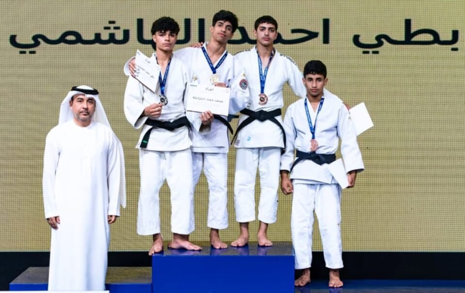 "جودو الإمارات" يحصد 8 ميداليات في افتتاح البطولة العربية بالأردن
