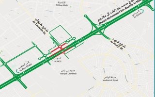 إغلاق جزئي على شارع الشيخ محمد بن راشد آل مكتوم حتى 30 أغسطس