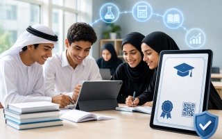 المعدل النهائي لطلبة الثاني عشر يُحتسب من مواد المجموعة «A» فقط والشهادة إلكترونية برمز تحقق