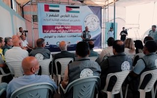 بالتعاون مع الأمم المتحدة.. “الفارس الشهم 3” تطلق مشروعاً لمكافحة الآفات وحماية الصحة العامة في غزة