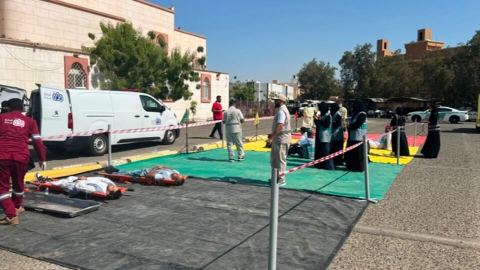 جدة.. تنفيذ تمرين ميداني يحاكي إجراءات الاستجابة والتعامل مع انهيارات المباني