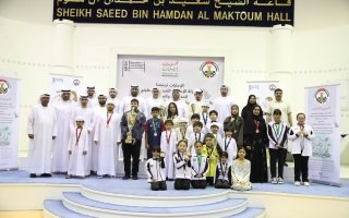 عمران الحوسني وروضة السركال يتوجان بلقبي بطولة الإمارات للشطرنج