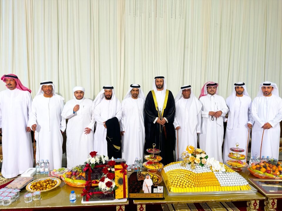 ماجد بن سلطان وفيصل بن خالد يحضران حفل زفاف علي خلفان النقبي في رأس الخيمة