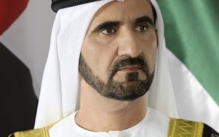 محمد بن راشد يعزي هاتفياً أمير قطر في وفاة الشيخ حمد بن خليفة آل ثاني