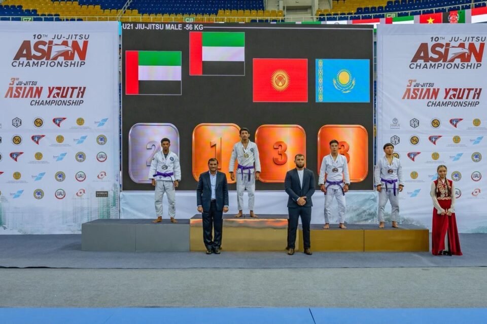 منتخب الإمارات يرفع رصيده إلى 40 ميدالية في بطولة آسيا للجوجيتسو بألماتي