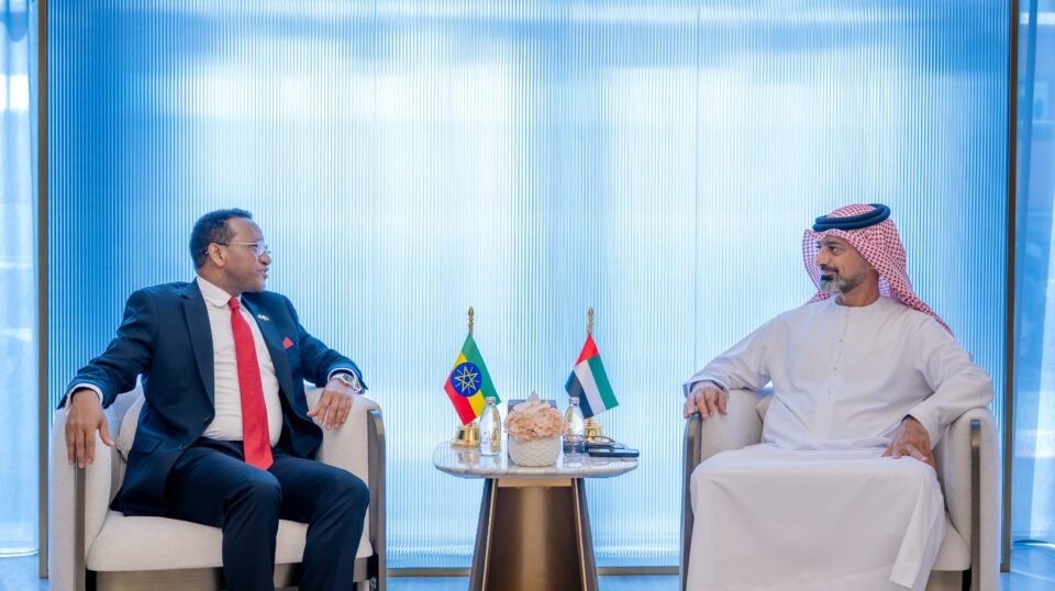 عمار بن حميد والسفير الإثيوبي يبحثان آفاق التعاون