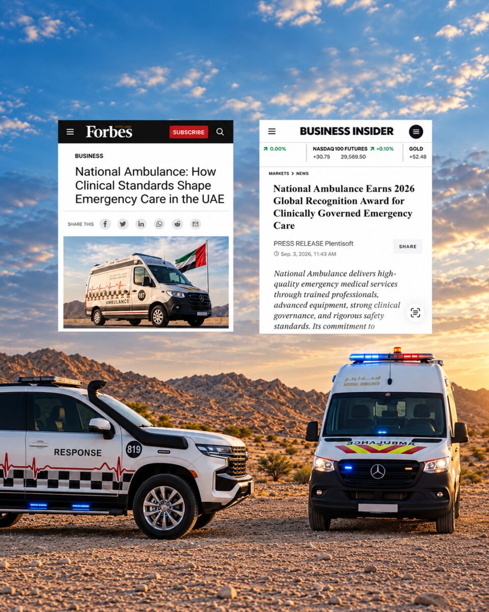 الإسعاف الوطني يحصد جائزة عالمية
